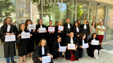 Haute-Provence : « sans greffiers, pas de jugements », les greffiers mobilisés à Digne les Bains Haute-Provence : « sans greffiers, pas de jugements », les greffiers mobilisés à Digne les Bains