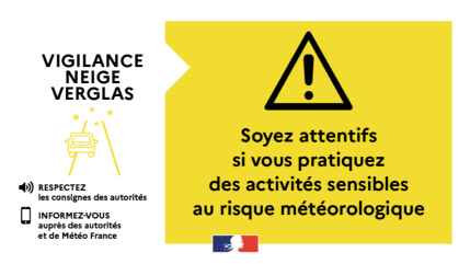 Haute-Provence : vigilance jaune pour risque de verglas dès ce lundi Haute-Provence : vigilance jaune pour risque de verglas dès ce lundi