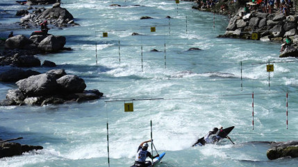 Hautes-Alpes : slalom et kayak cross de haut niveau à l'Argentière-la-Bessée Hautes-Alpes : slalom et kayak cross de haut niveau à l'Argentière-la-Bessée