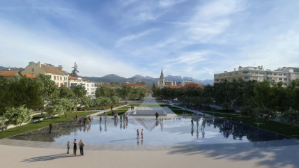 Hautes-Alpes : un miroir d’eau d’ici fin 2024 sur l’esplanade Desmichels à Gap Hautes-Alpes : un miroir d’eau d’ici fin 2024 sur l’esplanade Desmichels à Gap