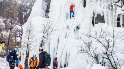 L'Ice-Climbing des Écrins a débuté ce jeudi à l'Argentière L'Ice-Climbing des Écrins a débuté ce jeudi à l'Argentière