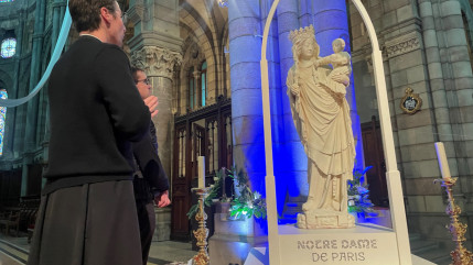 La statue de la Vierge au Pilier, de Notre-Dame de Paris à Gap