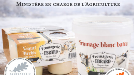Le Prix d&rsquo;Excellence 2026 pour la fromagerie Ebrard de Chabottes