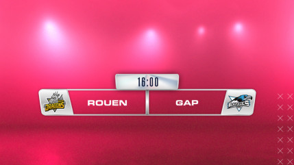 Les Dragons de Rouen de retour face aux Rapaces de Gap ce dimanche !