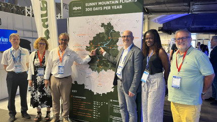 Les Hautes-Alpes en opération promotion au Salon du Bourget