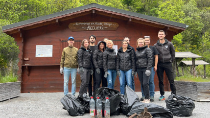 Plus de 14 kilos de déchets ramassés par Ubaye Tourisme lors d'une matinée de cohésion