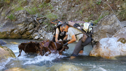 Quatre tonnes de déchets récupérés lors d’une opération de nettoyage de l’Ubayette Quatre tonnes de déchets récupérés lors d’une opération de nettoyage de l’Ubayette