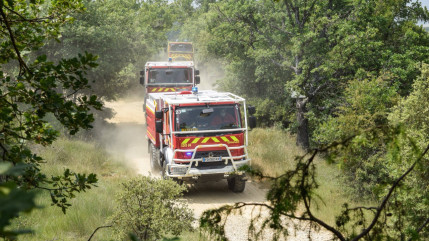 Un feu détruit 8000 m² de végétation à Gréoux-les-Bains