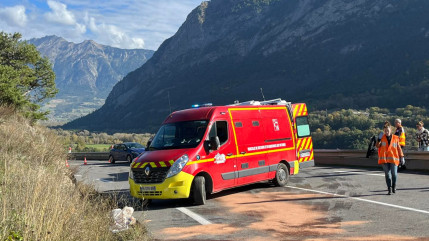 Un homme évacué en urgence absolue après un accident de la route à Châteauroux les Alpes Un homme évacué en urgence absolue après un accident de la route à Châteauroux les Alpes