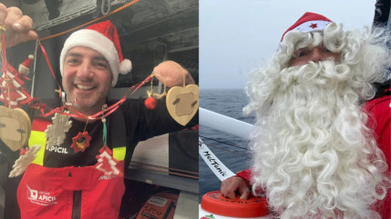 Un Noël en mer pour les skippeurs haut-alpins sur le Vendée Globe Un Noël en mer pour les skippeurs haut-alpins sur le Vendée Globe