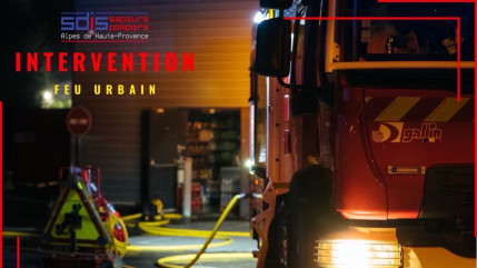 Un studio prend feu à Digne les Bains