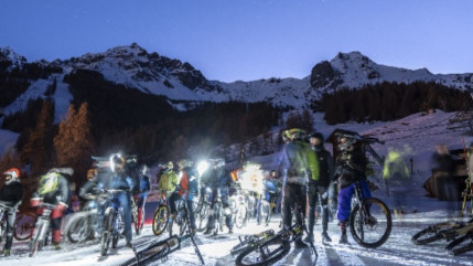 Une course de VTT nocturne sur neige organis&eacute;e ce samedi au Sauze