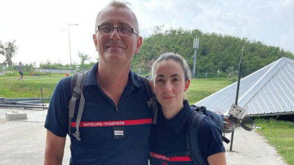 Une pompier bas-alpine ne s'attend pas à prendre la relève de son père à Mayotte Une pompier bas-alpine ne s'attend pas à prendre la relève de son père à Mayotte