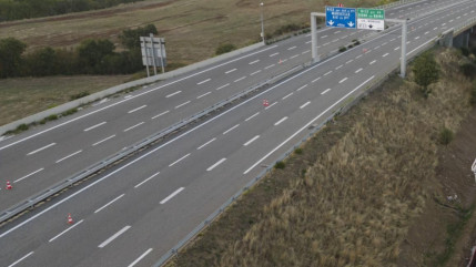 Une voiture à contre-sens ce mercredi soir sur l'A51