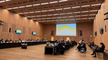 Valérie Rossi en Slovénie pour la 80ème Convention Alpine Valérie Rossi en Slovénie pour la 80ème Convention Alpine