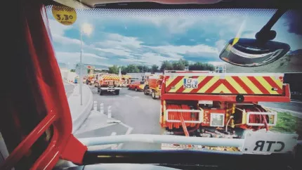 Hautes-Alpes : un feu de haie à Saint-Sauveur