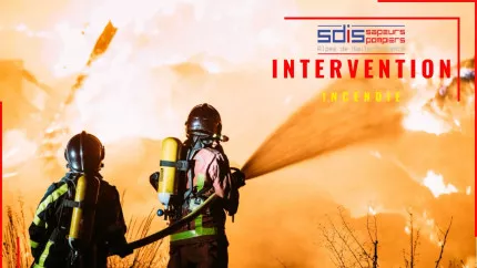 Un feu de toiture causé par un orage à Valensole Un feu de toiture causé par un orage à Valensole