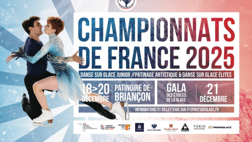 Briançon accueille les Championnats de France de Danse sur Glace Juniors et Elites de Patinage artistique
