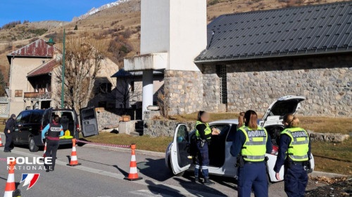 Grosse opération de contrôle au Col de Larche