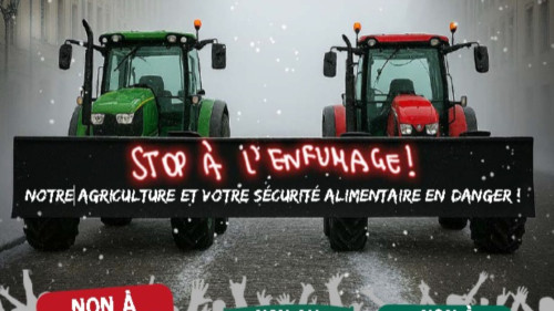 Les agriculteurs se mobiliseront à Bruxelles ce jeudi