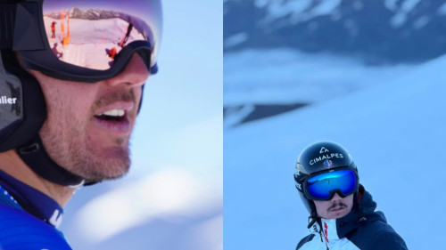 Tous derri&egrave;re Nils Alphand et Nils All&egrave;gre &agrave; Serre-Chevalier