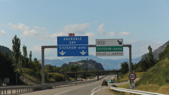 L&rsquo;A51 ferm&eacute;e &agrave; Sisteron pour travaux
