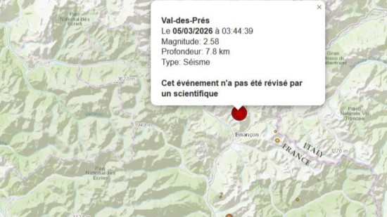 La terre a trembl&eacute; cette nuit dans le Brian&ccedil;onnais