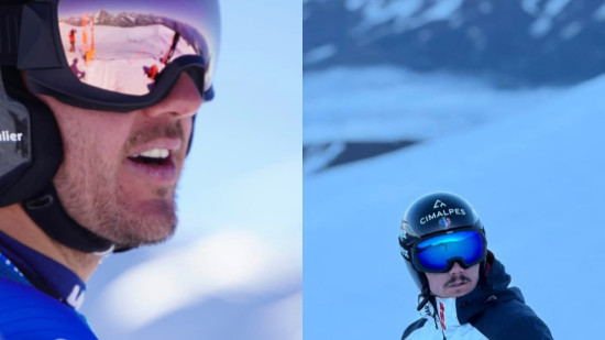 Tous derri&egrave;re Nils Alphand et Nils All&egrave;gre &agrave; Serre-Chevalier