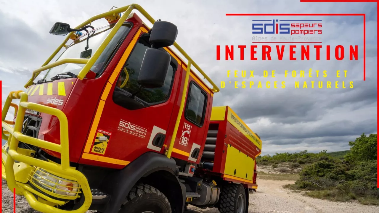 Un incendie de forêt maîtrisé à l’aube à Manosque