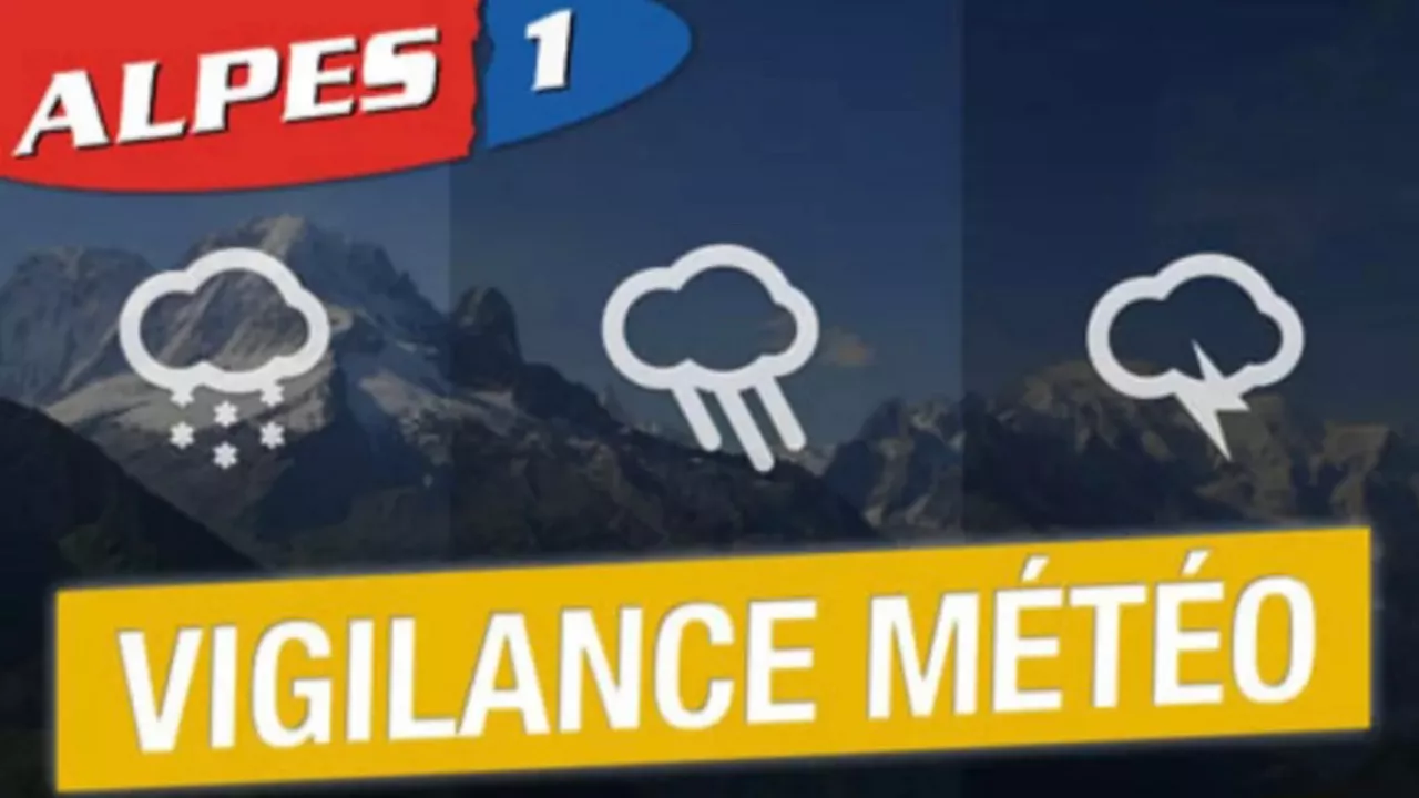 Vigilance jaune sur les Alpes du Sud Vigilance jaune sur les Alpes du Sud