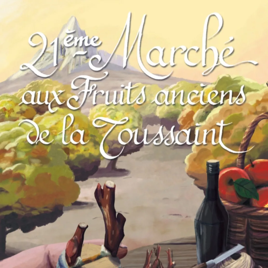 21ème Marché des Fruits Anciens d'Orpierre le 28 octobre 2023