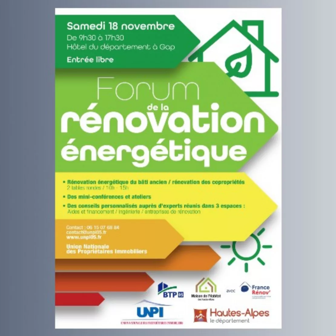 Près de chez vous : 2ème Forum de la Rénovation Energétique