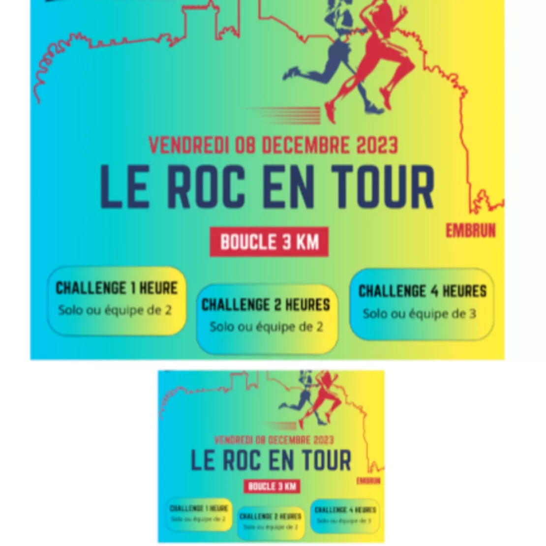 Alpes 1 et Vous : EMBRUN Le ROC en TOUR Evènement Sportif Solidaire (Téléthon)