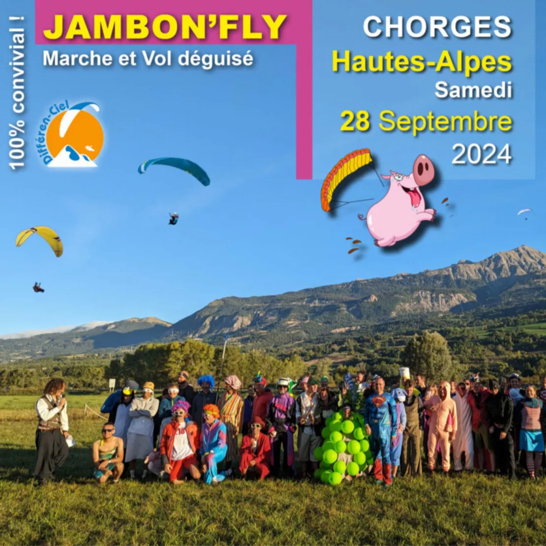 Alpes 1 & Vous - Jambon'Fly avec Differen'Ciel