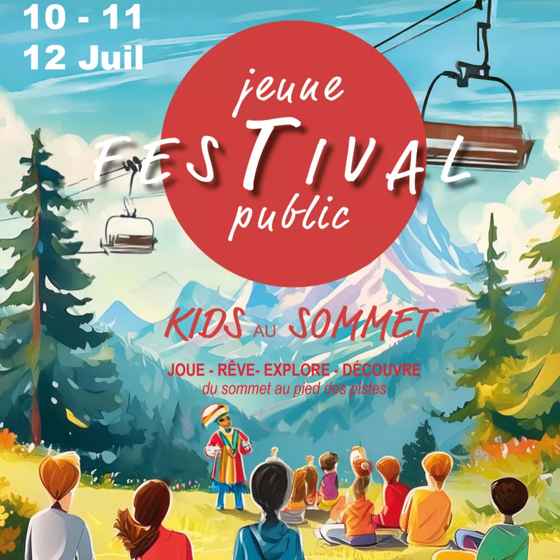 Alpes 1 & Vous :  Joue, Rêve, Explore, Découvre avec le Festival Kids au sommet de Réallon
