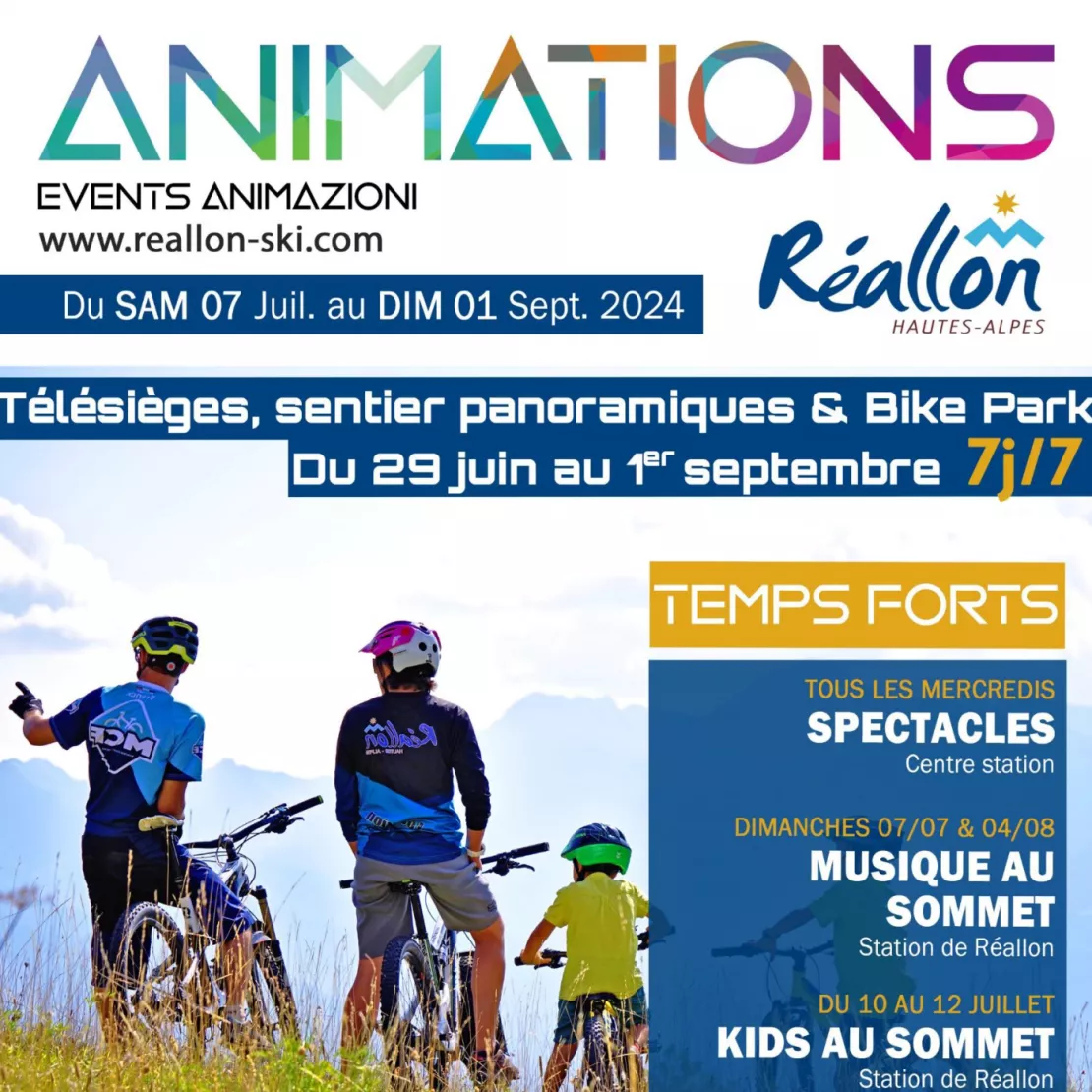 Alpes 1 & Vous - La station de Réallon ouvre le week-end du 22-23 juin