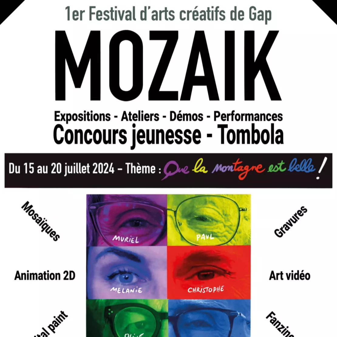 Alpes 1 & Vous :  Mozaik Festival d'arts créatifs