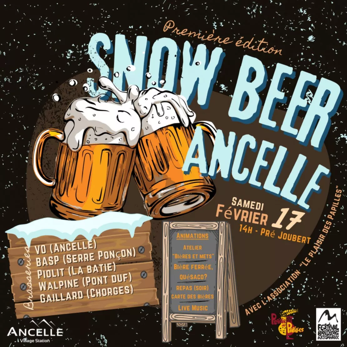 Alpes 1 & Vous : Snow Beer à Ancelle, avec Dorothée VAN AGT Formatrice en zythologie