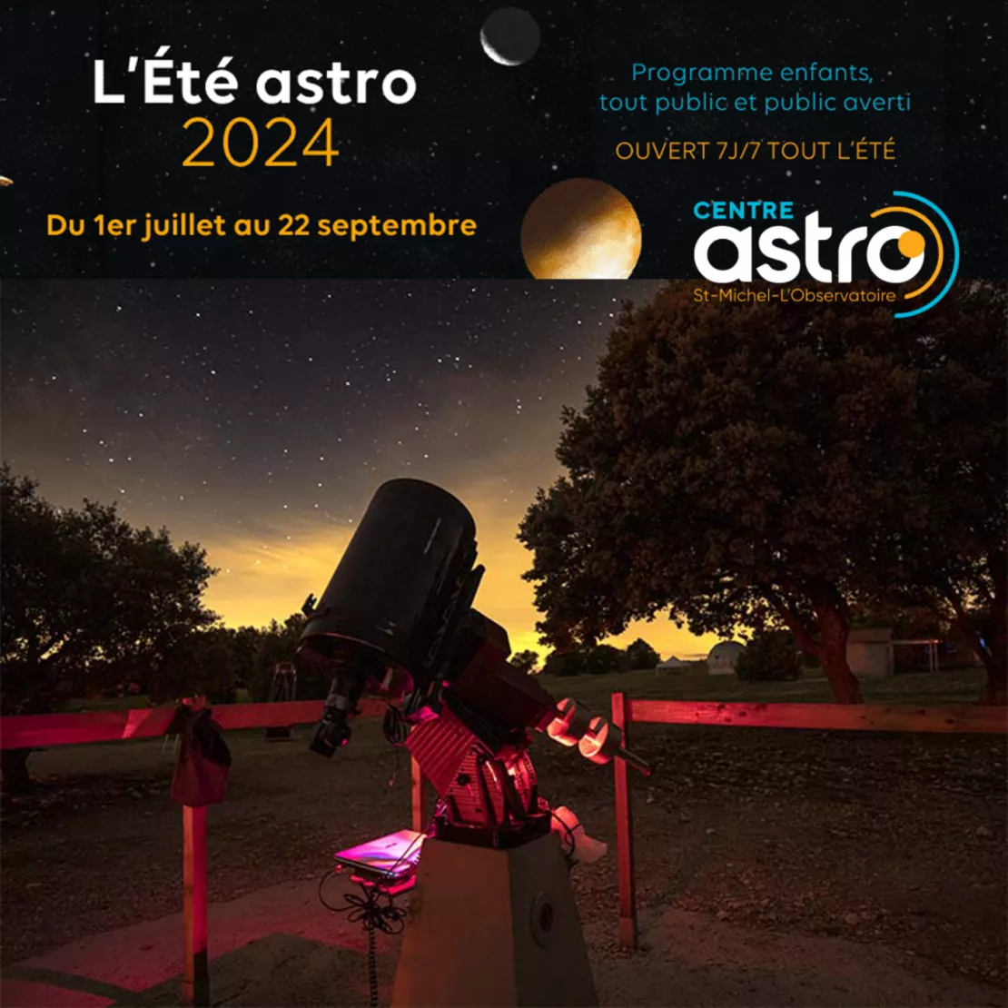 Alpes1 & Vous :  veillées d’observations des étoiles au Centre Astro à partir du 1er juillet