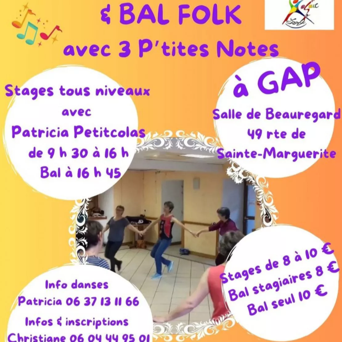 Près de chez vous...à Gap, avec une journée Danses du monde et Ball Trad dimanche 17 novembre