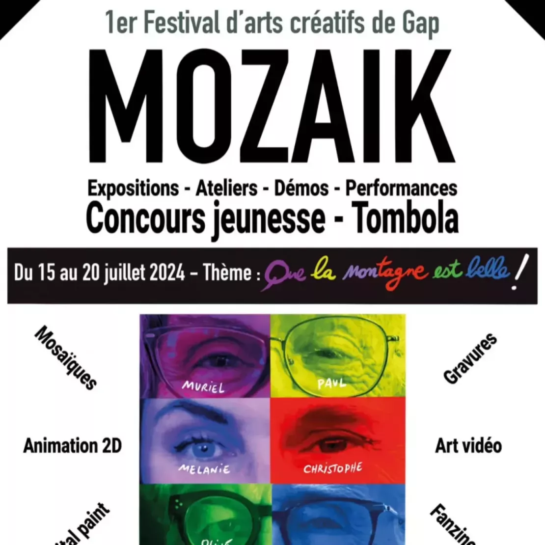 Près de Chez Vous à Gap, pour le festival "Mozaik".