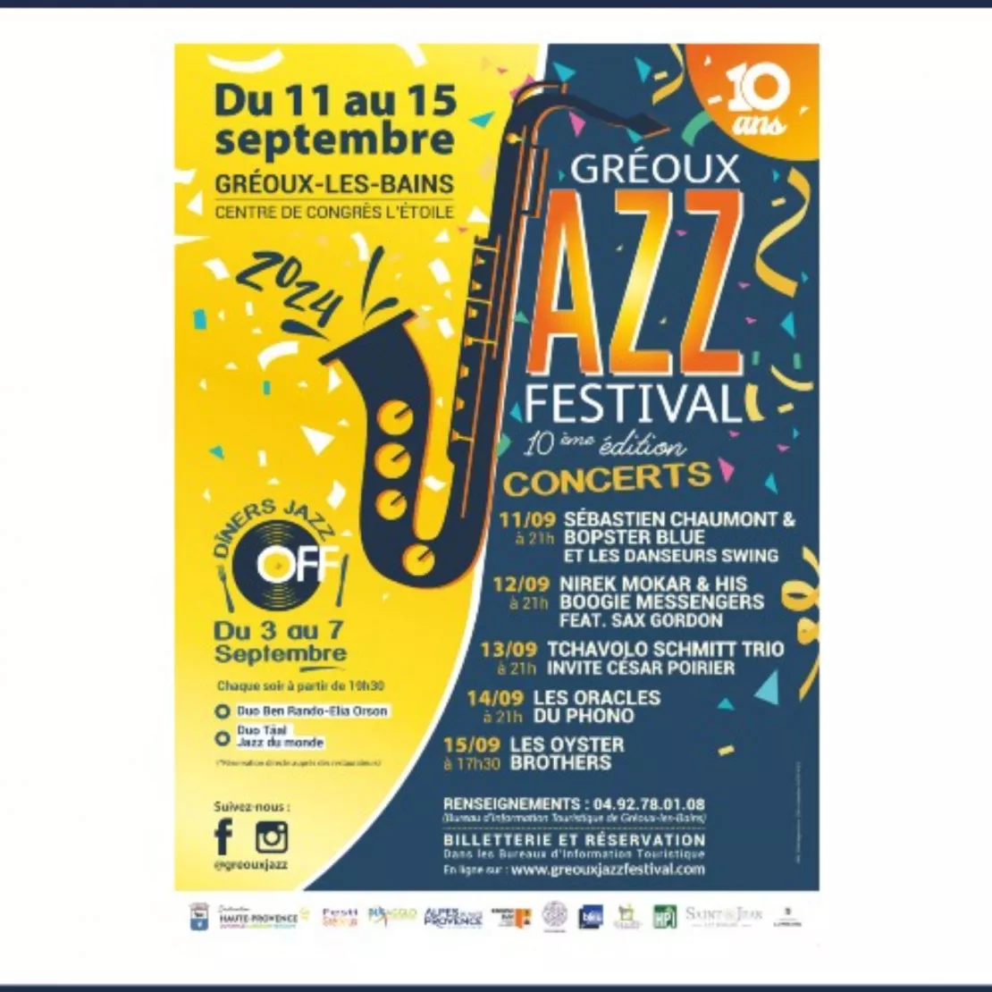 Près de chez vous...à Greoux les Bains pour le Greoux Jazz Festival