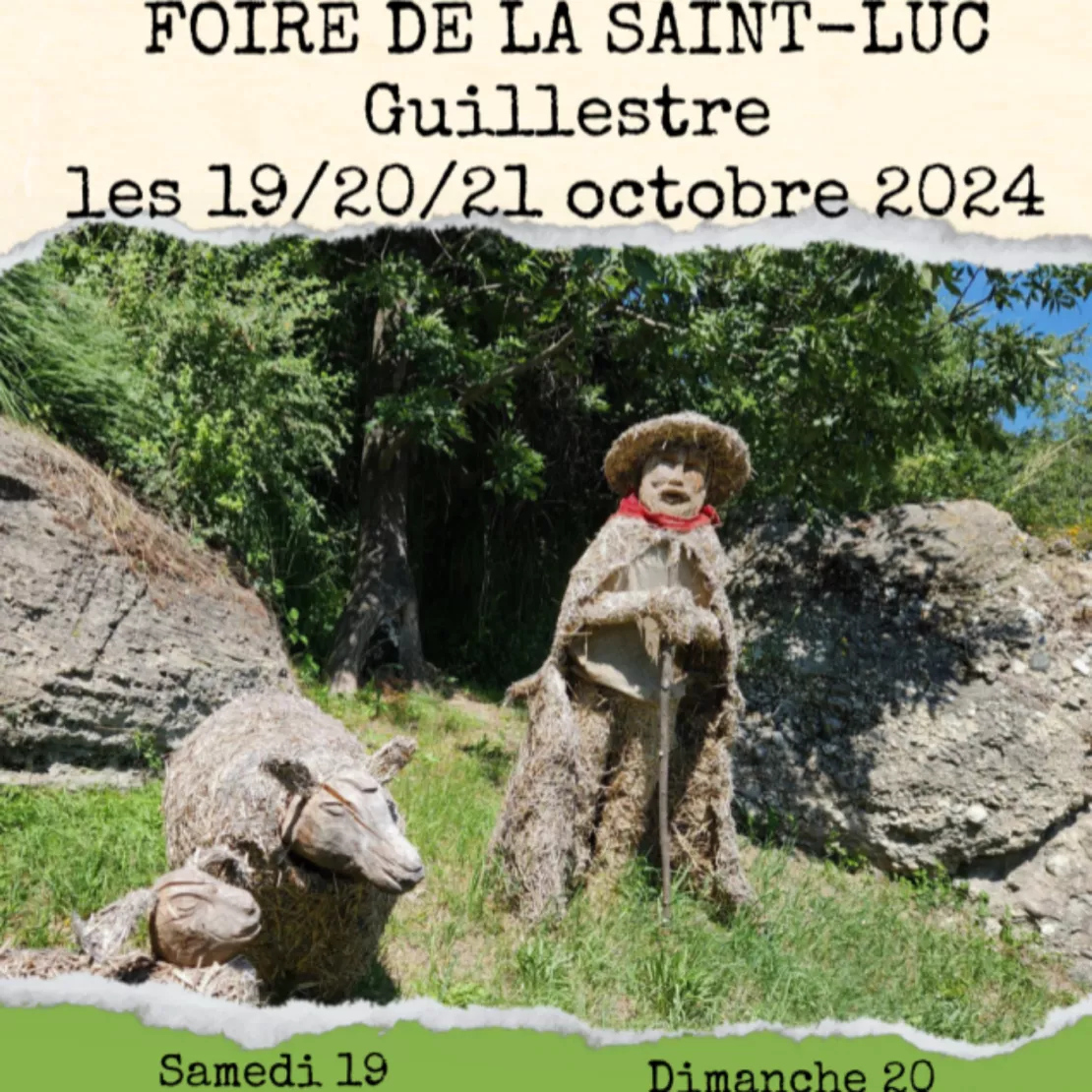 Près de chez vous...à Guillestre, avec la Foire de la Saint-Luc samedi 19, dimanche 20 et lundi 21 octobre 2024.