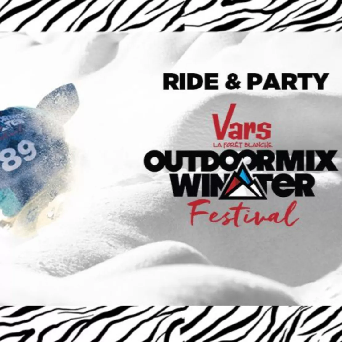 Près de chez vous...à Vars pour le Outdoormix Winter Festival les 17, 18 et 19 janvier 2025.