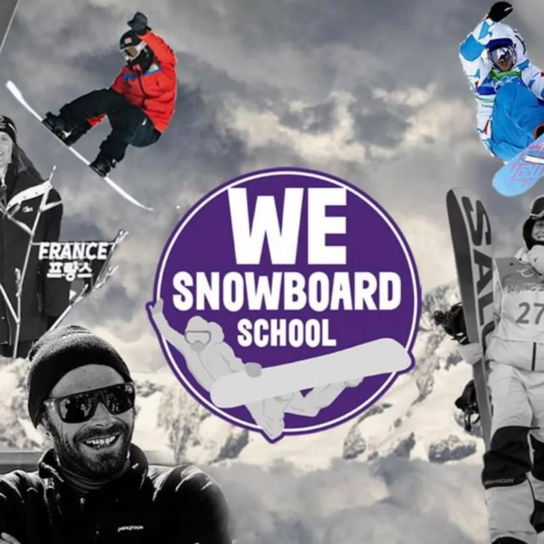 Près de chez vous avec la "We snowboard school" à Risoul