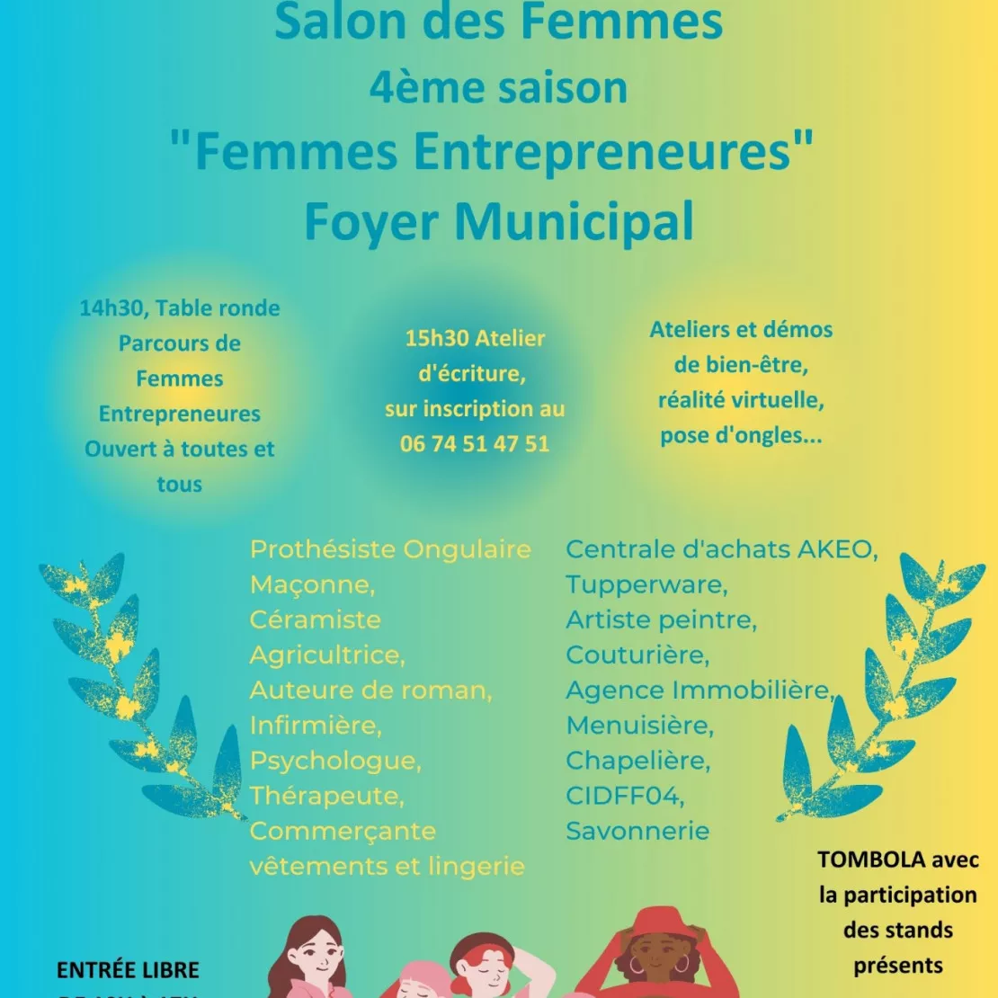 Près de chez vous avec le salon des femmes entrepreneures à Thoard