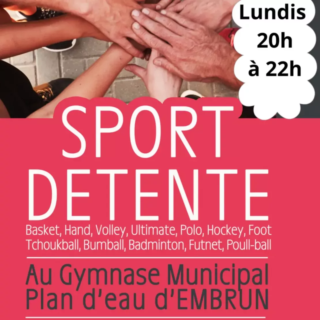 Près de Chez Vous : "Sport Détente" du lundi soir au plan d'eau d'Embrun.