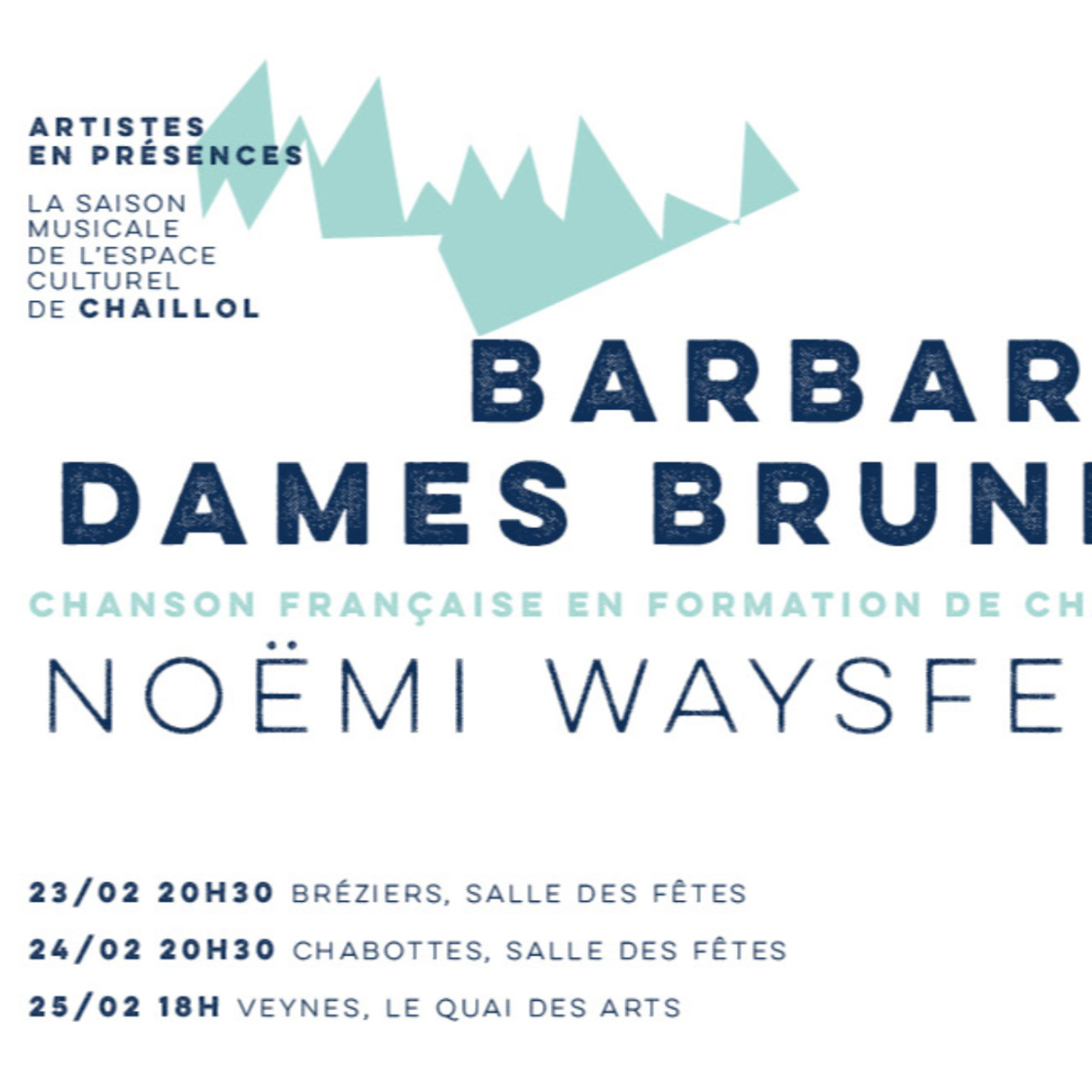 Alpes 1 & Vous : le répertoire de Barbara revisité au Festival de Chaillol Alpes 1 & Vous : le répertoire de Barbara revisité au Festival de Chaillol