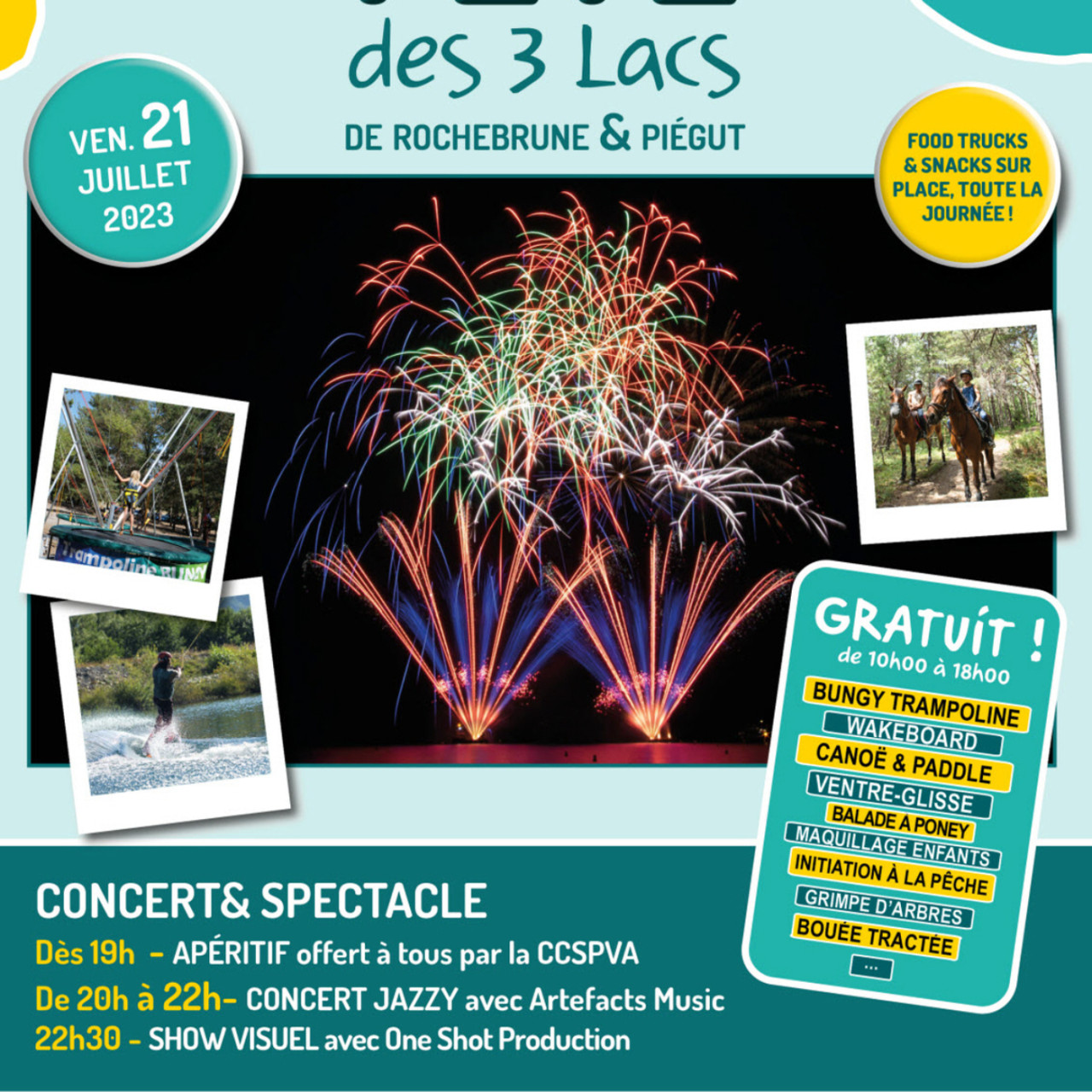 Fête des 3 lacs - 22 Juillet Fête des 3 lacs - 22 Juillet