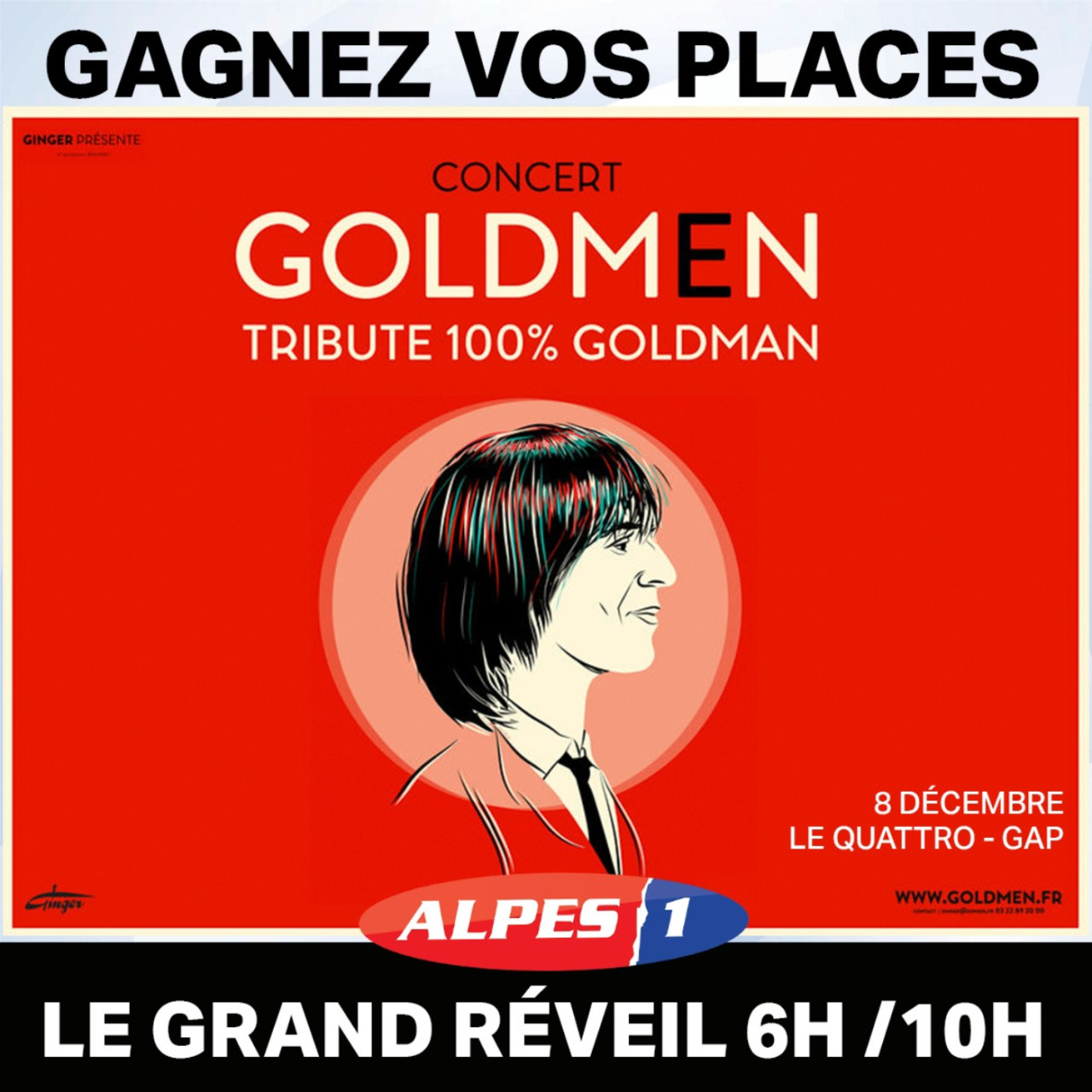 Près de chez vous...à Gap, avec Goldmen et Alain Stevez. Près de chez vous...à Gap, avec Goldmen et Alain Stevez.